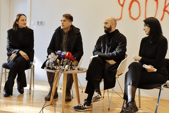 Vučković, Delić, Šuković, Tomašević i Bu na Venecijanskom bijenalu Vučković, Delić, Šuković, Tomašević i Bu na Venecijanskom bijenalu