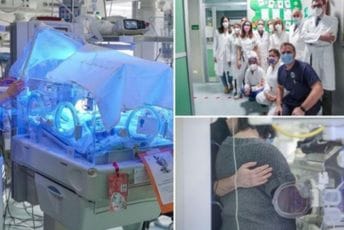Italija: Ljekari u toku porođaja otklonili tumor bebi Italija: Ljekari u toku porođaja otklonili tumor bebi