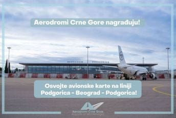 Aerodromi Crne Gore nagrađuju: Osvojite besplatne avionske karte Aerodromi Crne Gore nagrađuju: Osvojite besplatne avionske karte