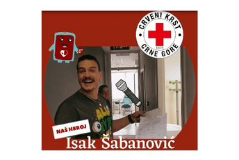 Isak Šabanović se pridružio DDK izazovu Crvenog krsta Isak Šabanović se pridružio DDK izazovu Crvenog krsta