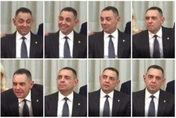Dok mu je drug Vučić držao konferenciju, Vulin ćaskao sam sa sobom (VIDEO) Dok mu je drug Vučić držao konferenciju, Vulin ćaskao sam sa sobom (VIDEO)