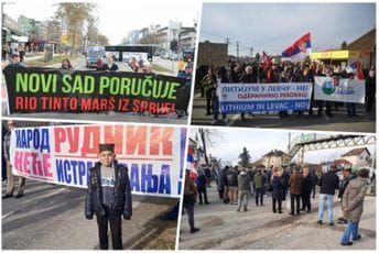 Učesnici skupa blokirali puteve u Novom Sadu: Novi protesti protiv projekta Jadar i kompanije Rio Tinto Učesnici skupa blokirali puteve u Novom Sadu: Novi protesti protiv projekta Jadar i kompanije Rio Tinto