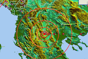 Snažan zemljotres u Sjevernoj Makedoniji, osjetio se i u Crnoj Gori Snažan zemljotres u Sjevernoj Makedoniji, osjetio se i u Crnoj Gori