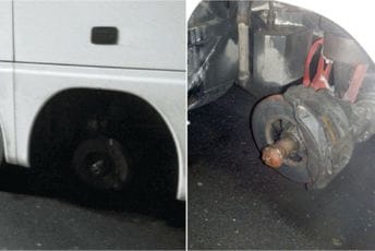 Vozio autobus bez točka, ne zna gdje ga je izgubio Vozio autobus bez točka, ne zna gdje ga je izgubio