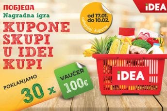 Startuje nagradna igra “Kupone skupi, u Idei kupi” Startuje nagradna igra “Kupone skupi, u Idei kupi”