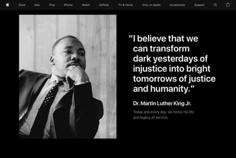 Apple obilježio Dan Martina Lutera Kinga Apple obilježio Dan Martina Lutera Kinga