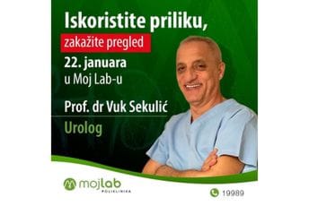Moj Lab: Iskoristite priliku i zakažite pregled 22. Januara Moj Lab: Iskoristite priliku i zakažite pregled 22. Januara