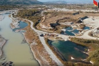 U Botunu spriječena nezakonita eksploatacija šljunka iz korita Morače