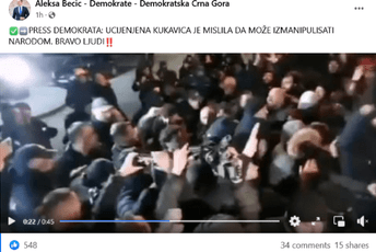 Skandalozna poruka Bečića: Ponosan na građane koji su vrijeđali Abazovića Skandalozna poruka Bečića: Ponosan na građane koji su vrijeđali Abazovića