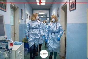 Borovinić-Bojović i Radulović posjetile kovid pacijente Infektivne klinike Borovinić-Bojović i Radulović posjetile kovid pacijente Infektivne klinike