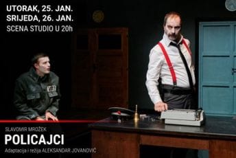 Predstava "Policajci" večeras i sjutra na sceni CNP-a Predstava "Policajci" večeras i sjutra na sceni CNP-a