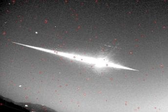 Iznad naše regije večeras je izgorio meteor Iznad naše regije večeras je izgorio meteor