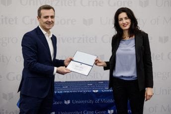 Jovićević: Priznanje UCG od velikog značaja, posebno što dolazi od koleginica i kolega sa FLU-a Jovićević: Priznanje UCG od velikog značaja, posebno što dolazi od koleginica i kolega sa FLU-a