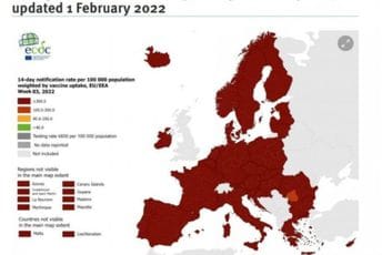Stigla mapa vakcinacije: Cijela Evropa u crvenoj zoni Stigla mapa vakcinacije: Cijela Evropa u crvenoj zoni