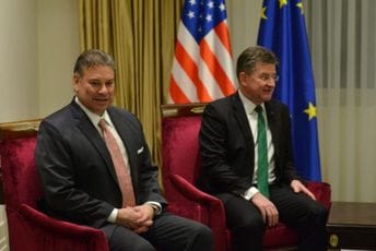 Eskobar i Lajčak: Sve što je dogovoreno mora da se sprovede, razgovarati o ZSO, glasanju na izborima Eskobar i Lajčak: Sve što je dogovoreno mora da se sprovede, razgovarati o ZSO, glasanju na izborima