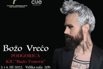 Božo Vrećo 3. i 4. marta u KIC-u Božo Vrećo 3. i 4. marta u KIC-u