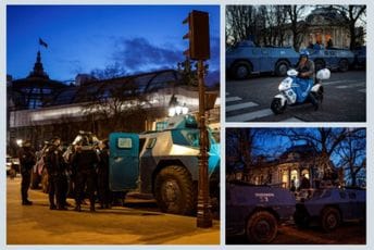 Hiljade demonstranata stiže u Pariz: Policija pripremila vodene topove Hiljade demonstranata stiže u Pariz: Policija pripremila vodene topove