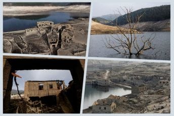 Filmski prizor: Iz presušene rijeke izronile ruševine španskog sela Filmski prizor: Iz presušene rijeke izronile ruševine španskog sela