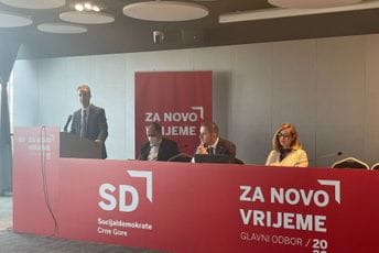 Mugoša, Lekić i Orlandić izabrani za potpredsjednike SD Mugoša, Lekić i Orlandić izabrani za potpredsjednike SD