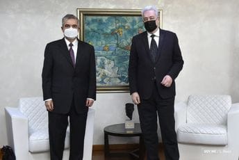 Odlazeći premijer Krivokapić primio u oproštajnu posjetu ambasadora Brazila Odlazeći premijer Krivokapić primio u oproštajnu posjetu ambasadora Brazila