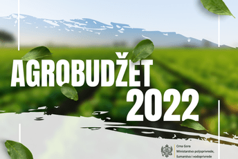 Agrobudžet za 2022. godinu 50,9 miliona eura Agrobudžet za 2022. godinu 50,9 miliona eura