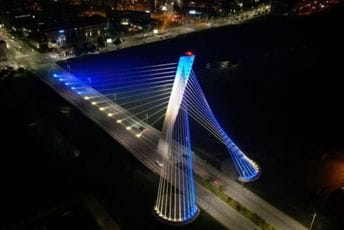 Podgorica: Milenijum u bojama ukrajinske zastave Podgorica: Milenijum u bojama ukrajinske zastave