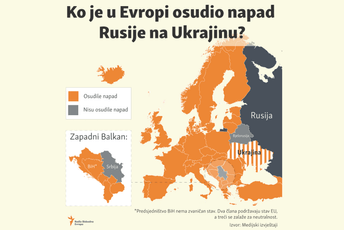 Ko je u Evropi osudio napad Rusije na Ukrajinu? Ko je u Evropi osudio napad Rusije na Ukrajinu?