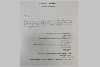 DPS-LP: Bulajić prekršio Poslovnik i nije zakazao Kolegijum, nastavak opstrukcije antisistemskih političkih subjekata DPS-LP: Bulajić prekršio Poslovnik i nije zakazao Kolegijum, nastavak opstrukcije antisistemskih političkih subjekata