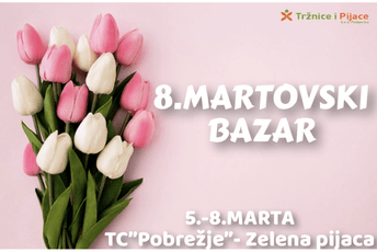 Osmomartovski bazar na zelenoj pijaci u T.C."Pobrežje" Osmomartovski bazar na zelenoj pijaci u T.C."Pobrežje"