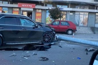 Udes u Zagoriču: Nema povrijeđenih, pričinjena materijalna šteta