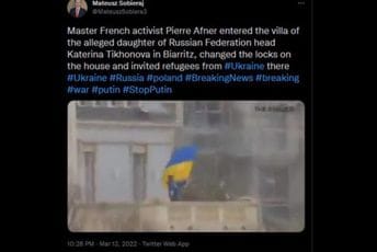 Mediji tvrde: Francuski aktivista upao u vilu Putinove ćerke Mediji tvrde: Francuski aktivista upao u vilu Putinove ćerke