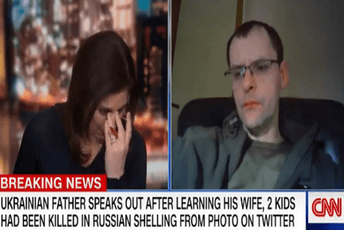 Voditeljka se rasplakala tokom razgovora s Ukrajincem kojem su ubijeni žena i djeca Voditeljka se rasplakala tokom razgovora s Ukrajincem kojem su ubijeni žena i djeca