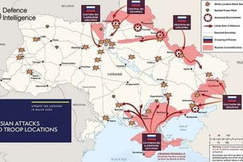 Britanci objavili novu mapu, Rusi su napredovali na jugu Britanci objavili novu mapu, Rusi su napredovali na jugu