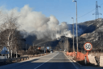 Ponovo gori deponija Mislov do u Nikšiću Ponovo gori deponija Mislov do u Nikšiću