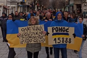 Sa Cetinja za Ukrajinu: Jedan zlotvor odgovoran za hiljade ubijenih civila Sa Cetinja za Ukrajinu: Jedan zlotvor odgovoran za hiljade ubijenih civila