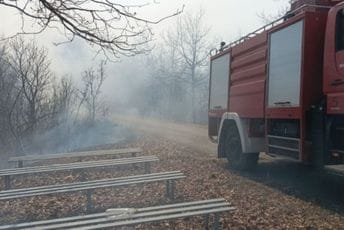 Požari oko Kolašina i dalje aktivni, na pojedinim mjestima vatru rasplamsava vjetar Požari oko Kolašina i dalje aktivni, na pojedinim mjestima vatru rasplamsava vjetar