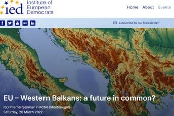 Sjutra u Kotoru konferencija o odnosima EU i Zapadnog Balkana: Zajednička budućnost? Sjutra u Kotoru konferencija o odnosima EU i Zapadnog Balkana: Zajednička budućnost?
