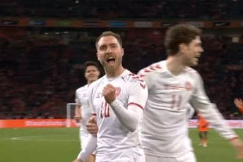 Eriksen se vratio u reprezentaciju i odmah dao gol Eriksen se vratio u reprezentaciju i odmah dao gol