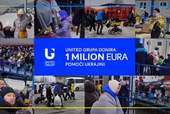 United Grupa donira milion eura pomoći Ukrajini United Grupa donira milion eura pomoći Ukrajini