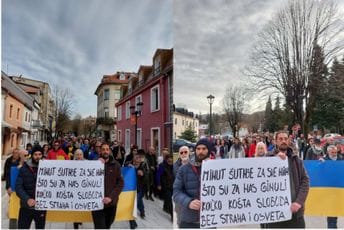 Cetinje večeras za Ukrajinu uz stihove Perpera: Minut šutnje za sve njih što su za nas ginuli Cetinje večeras za Ukrajinu uz stihove Perpera: Minut šutnje za sve njih što su za nas ginuli