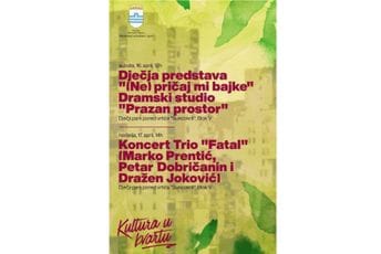 "Kultura u kvartu" predstojećeg vikenda u novom parku u Bloku V "Kultura u kvartu" predstojećeg vikenda u novom parku u Bloku V