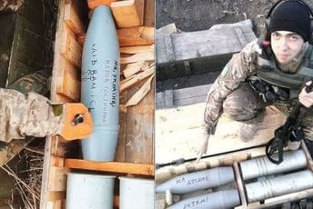 (VIDEO) Ukrajinci na granatama napisali poruke Rusima, evo šta im poručuju (VIDEO) Ukrajinci na granatama napisali poruke Rusima, evo šta im poručuju