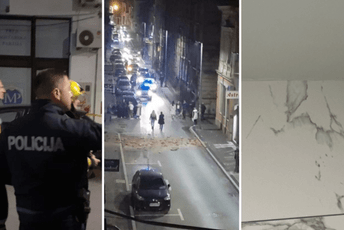 Pogledajte štetu nakon zemljotresa koji je pogodio BiH: Građani uznemireni