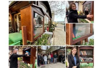 Otvaranjem ulične biblioteke, Forum mladih barske URE obilježio Svjetski dan knjige Otvaranjem ulične biblioteke, Forum mladih barske URE obilježio Svjetski dan knjige