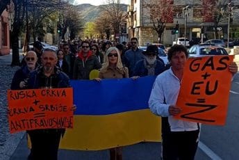 Cetinje za Ukrajinu i danas: EU + Gas = Z Cetinje za Ukrajinu i danas: EU + Gas = Z