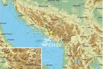 Novi zemljotres pogodio Hercegovinu, žarište bilo blizu naše granice Novi zemljotres pogodio Hercegovinu, žarište bilo blizu naše granice