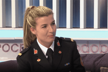''Ponosna što sam prva komandantkinja vojnog broda'' ''Ponosna što sam prva komandantkinja vojnog broda''