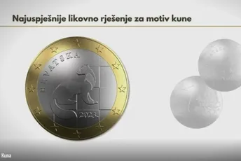 Ovako će izgledati nova hrvatska kovanica jednog eura Ovako će izgledati nova hrvatska kovanica jednog eura