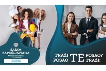 “Tražite posao? Posao te traži!”: Sjutra na Trgu Svetog Petra Cetinjskog “Tražite posao? Posao te traži!”: Sjutra na Trgu Svetog Petra Cetinjskog