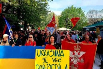 Cetinje masovno za Ukrajinu na Dan pobjede: Ukrajina je već pobijedila Cetinje masovno za Ukrajinu na Dan pobjede: Ukrajina je već pobijedila